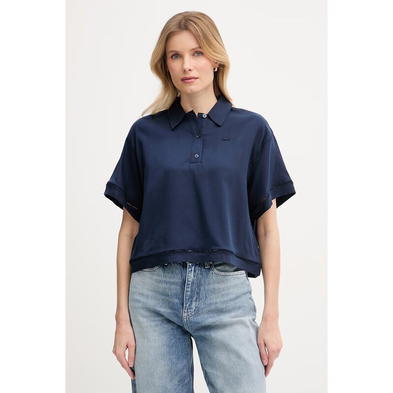 Lacoste polo dámské s lyocellem