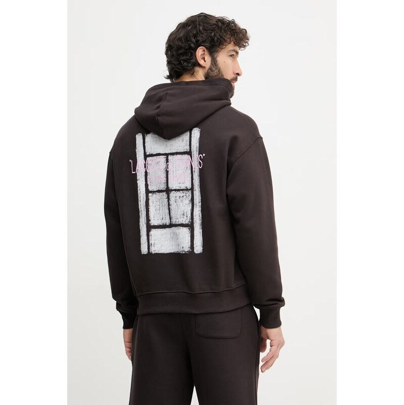 Lacoste mikina s kapucí pánská bavlněná