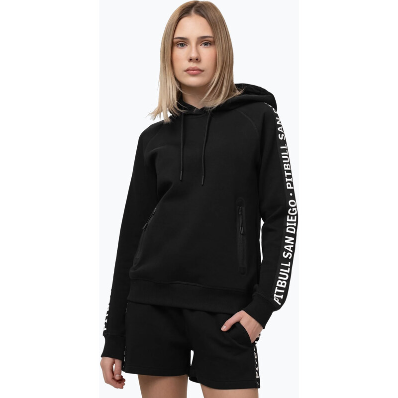 Dámská mikina Pitbull Explory Tape Hooded black
