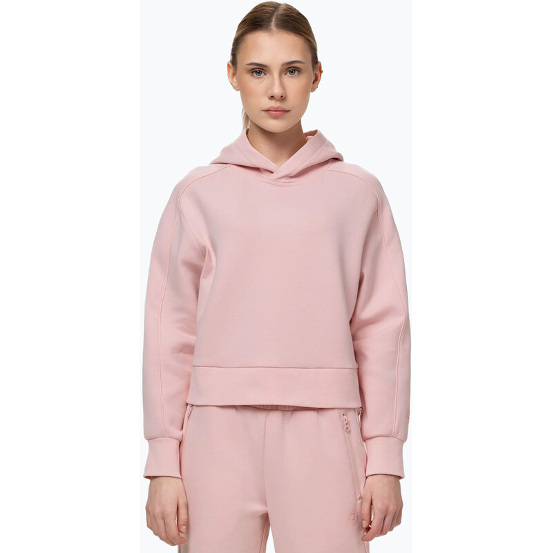 Dámská mikina Pitbull Discovery Hooded strawberry cream