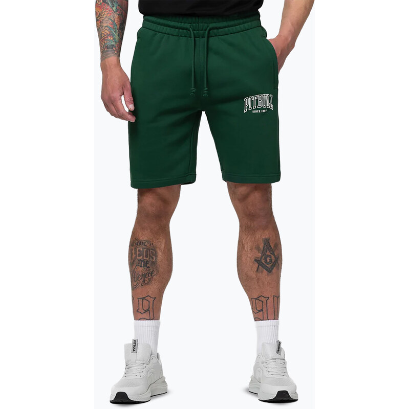 Pánské šortky Pitbull Badger hunter green