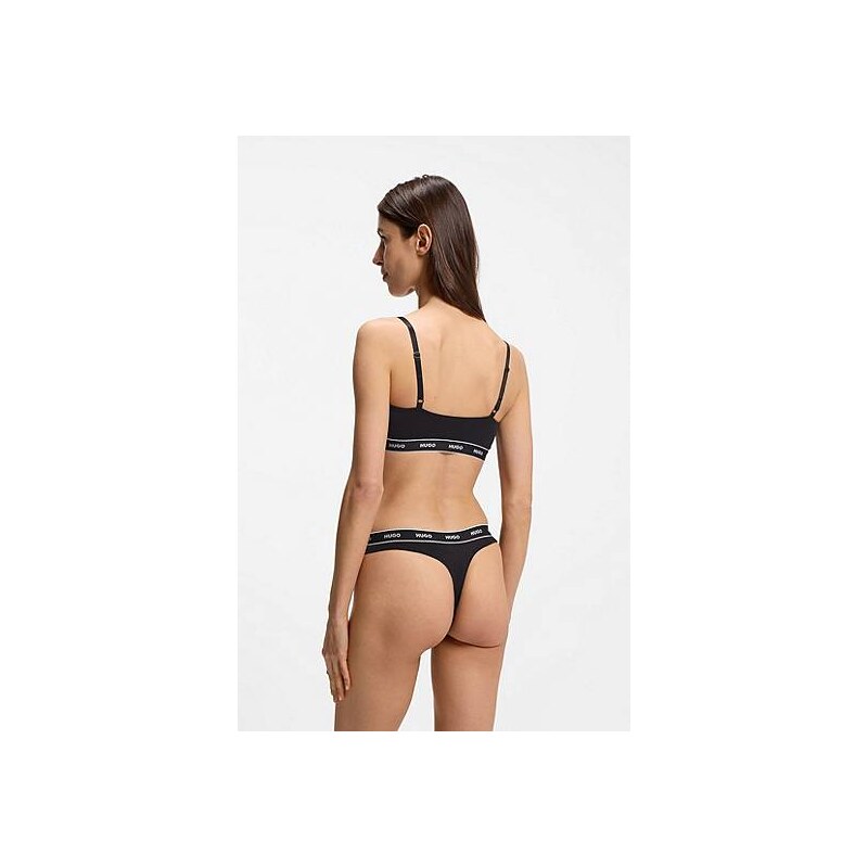 HUGO Two-pack of stretch-cotton bralettes 114972111