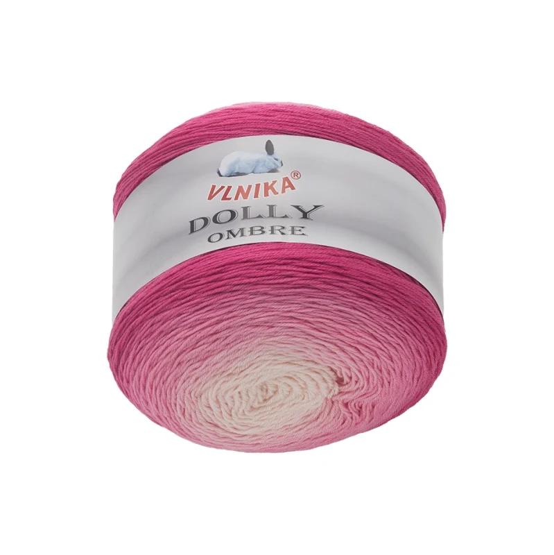 Bellatex Příze DOLLY OMBRE 250g / 875 m Růžová