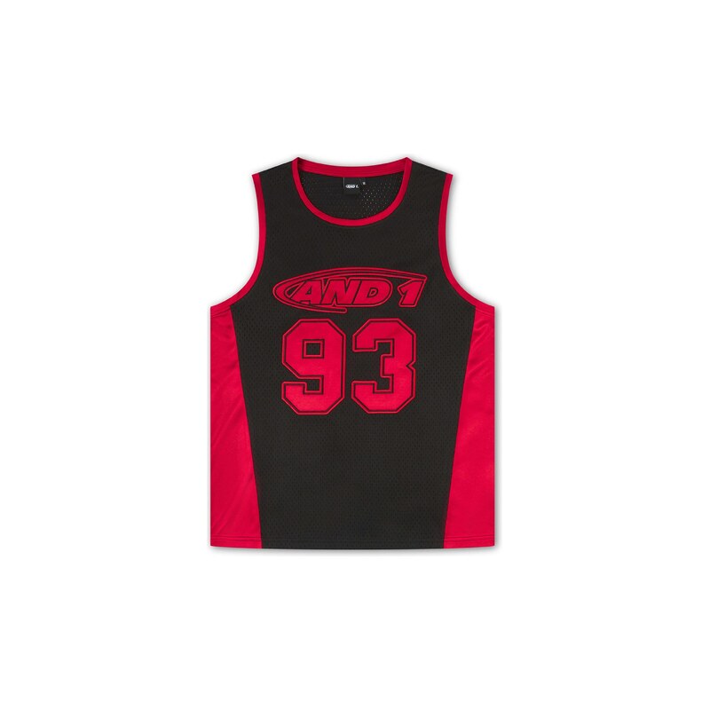 AND1 Tričko 93 Airtex ohnivá červená / černá 113363394