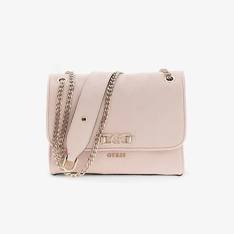 Taška GUESS Anise Convertible Cross Body Flap Light Rose Logo