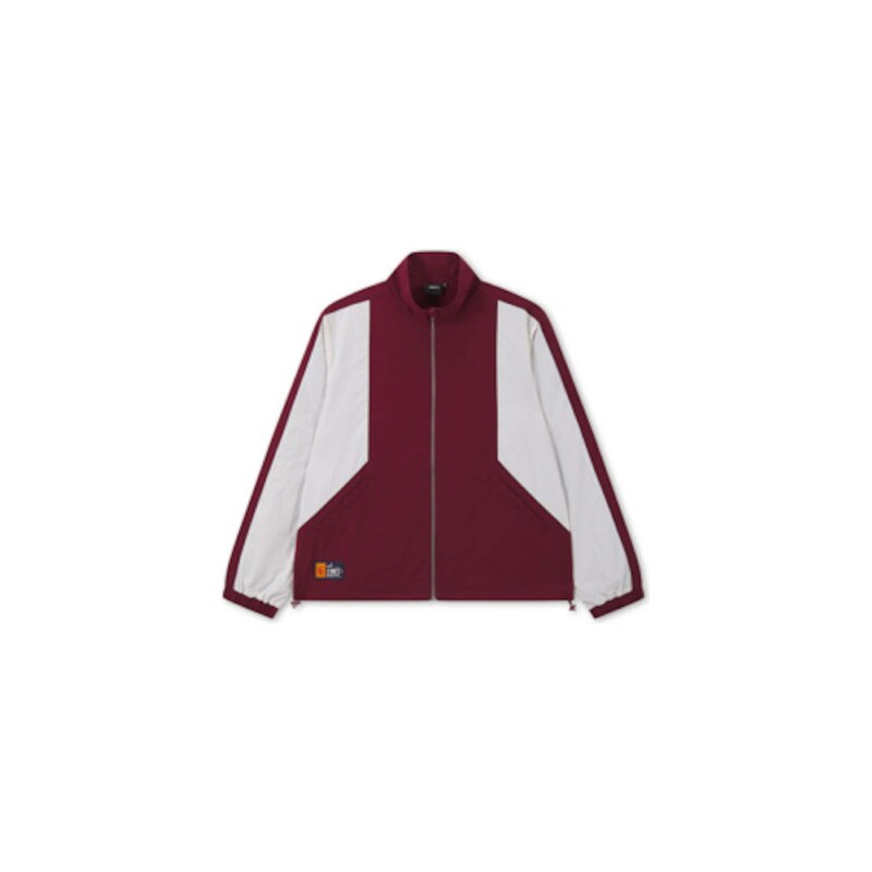AND1 Přechodná bunda Core Getäfelt burgundská červeň / bílá 113363339