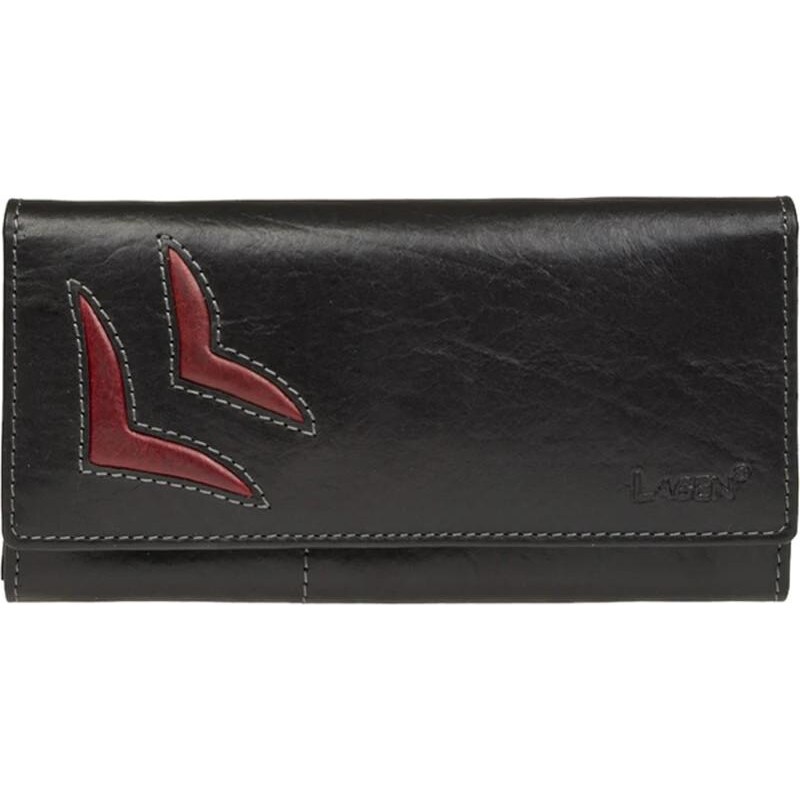 Lagen peněženka 6011 T BLK/RED