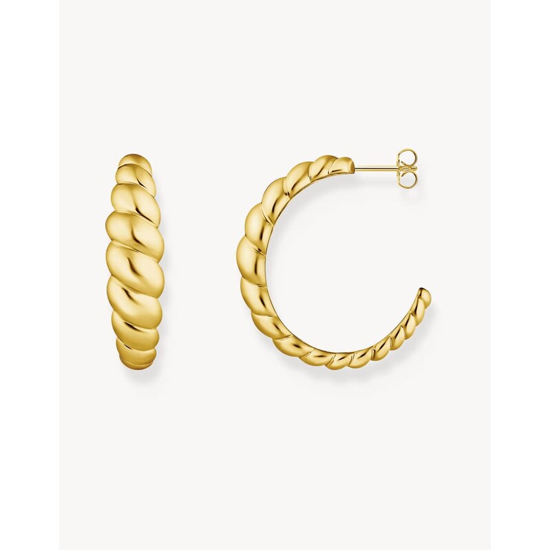 Thomas Sabo Gold-plated hoops in gold 115496713