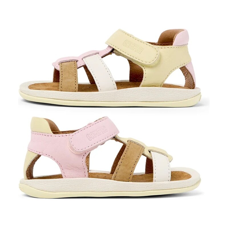 Camper sandály s otevřenou patou dětské kožené TWS FW