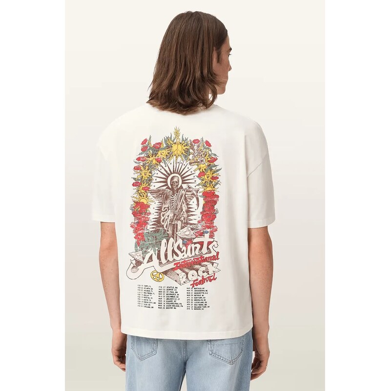 AllSaints oversize tričko pánské bavlněné ROQUE