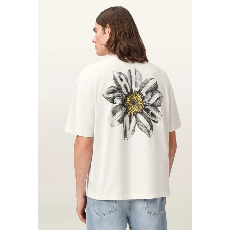AllSaints oversize tričko pánské bavlněné PETALS