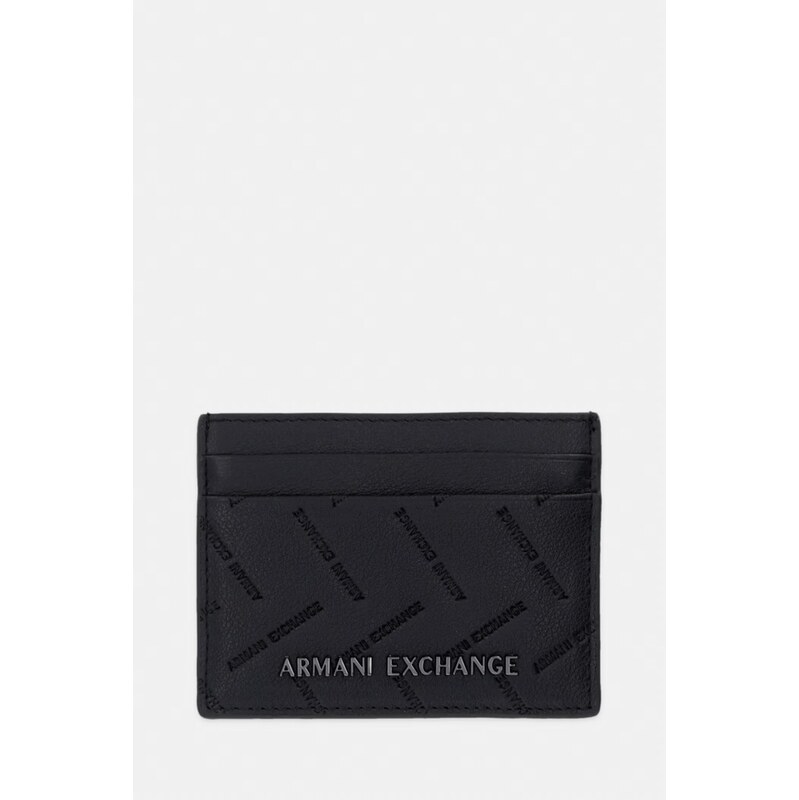 Armani Exchange pouzdro na karty pánské kožené