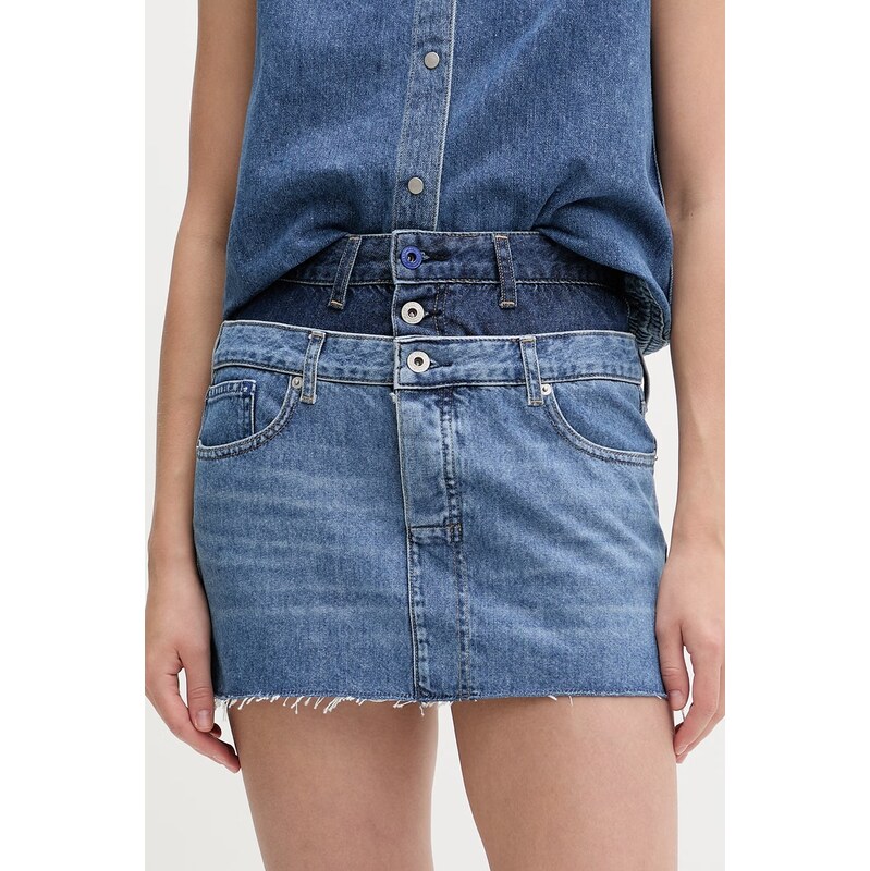 Karl Lagerfeld Jeans sukně džínová