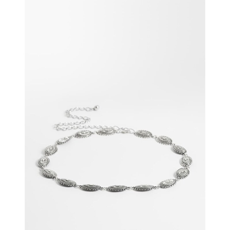 ONLY boho chain belt in silver-Gold