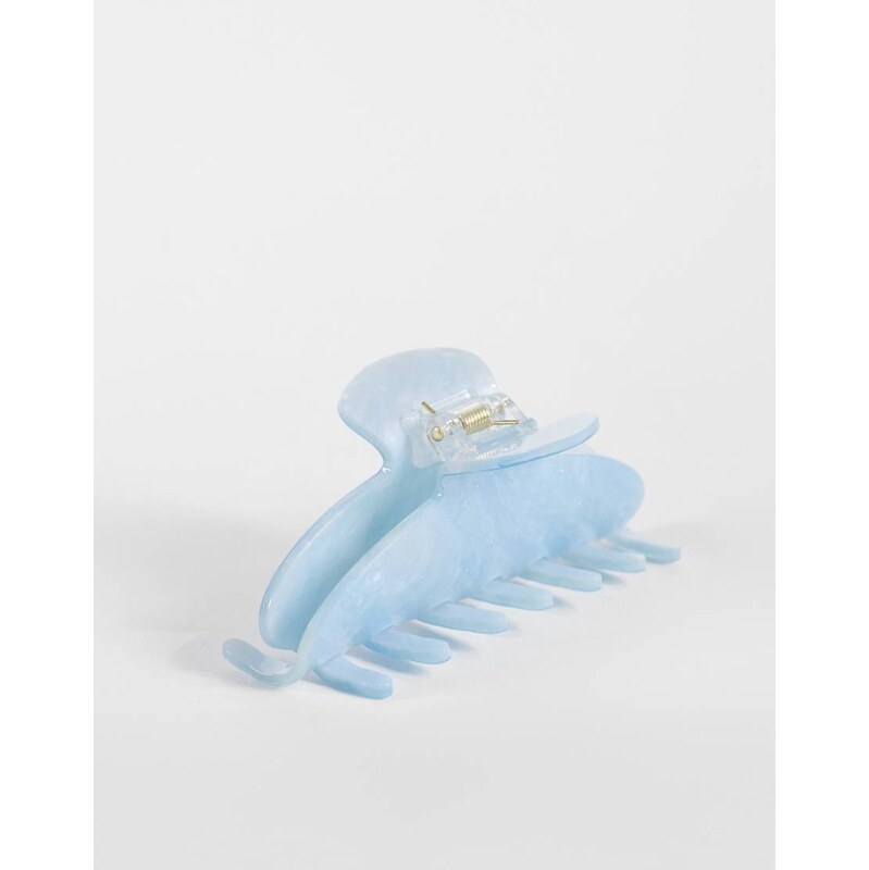 ONLY hair claw in iridescent light blue 114975171
