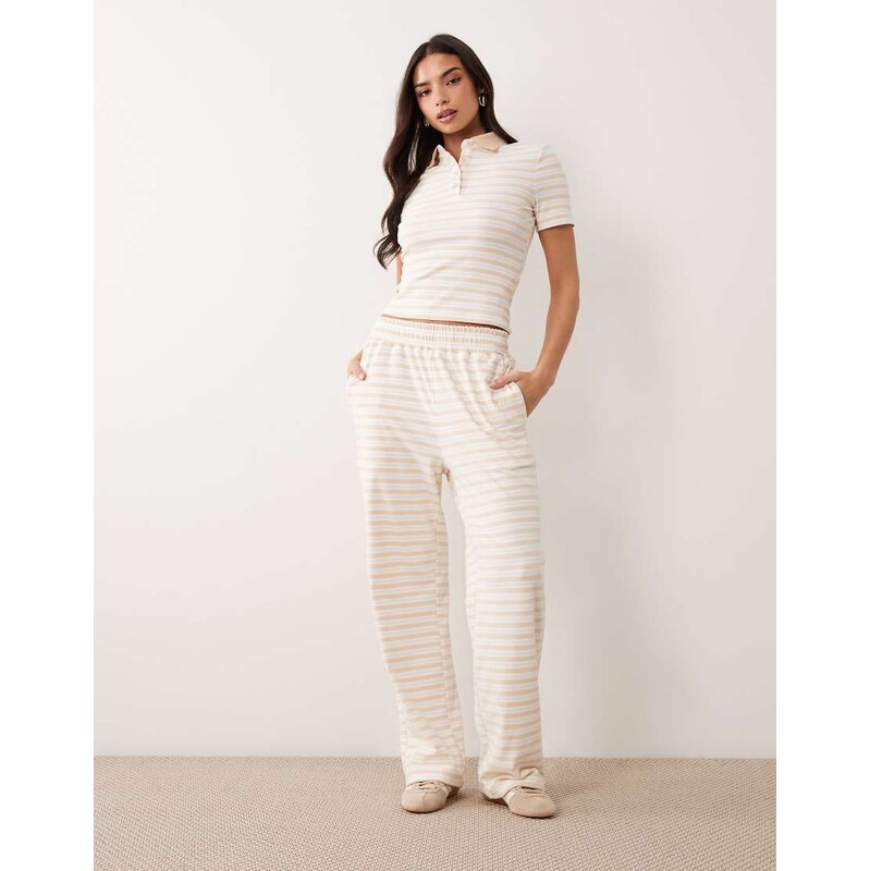Wanderdoll Frankie premium jersey wide leg trousers co-ord in