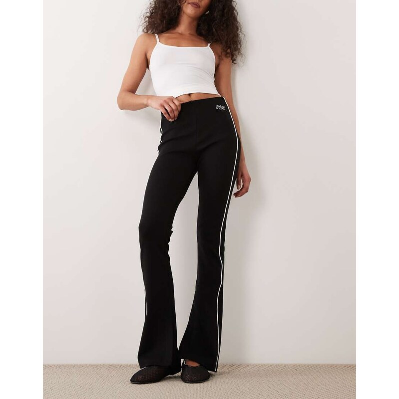 HUGO Blue niflack jersey trousers in black 114975310