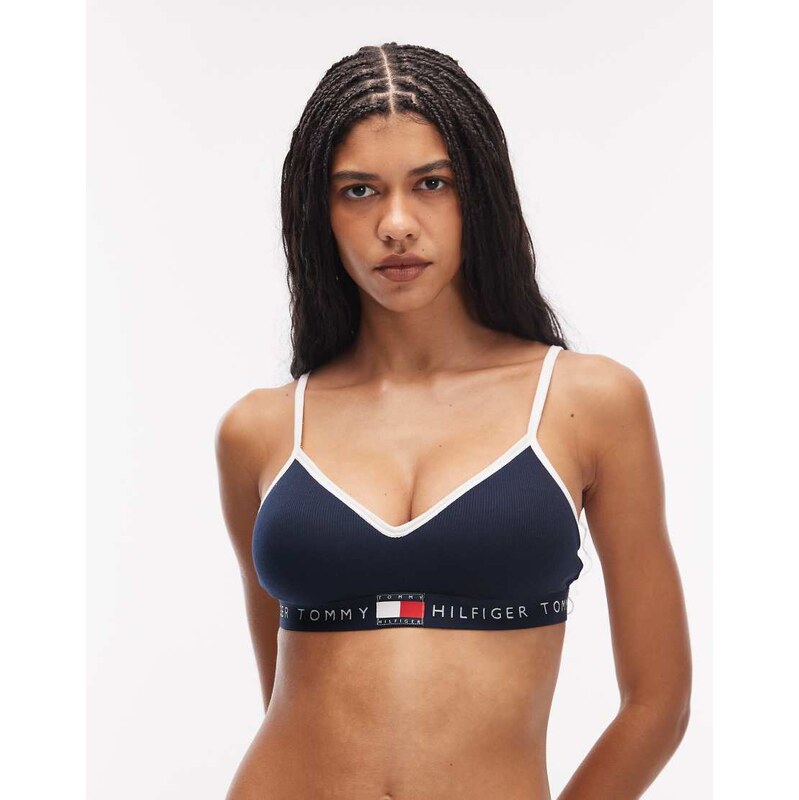 Tommy Hilfiger Heritage bralette in navy 114975116