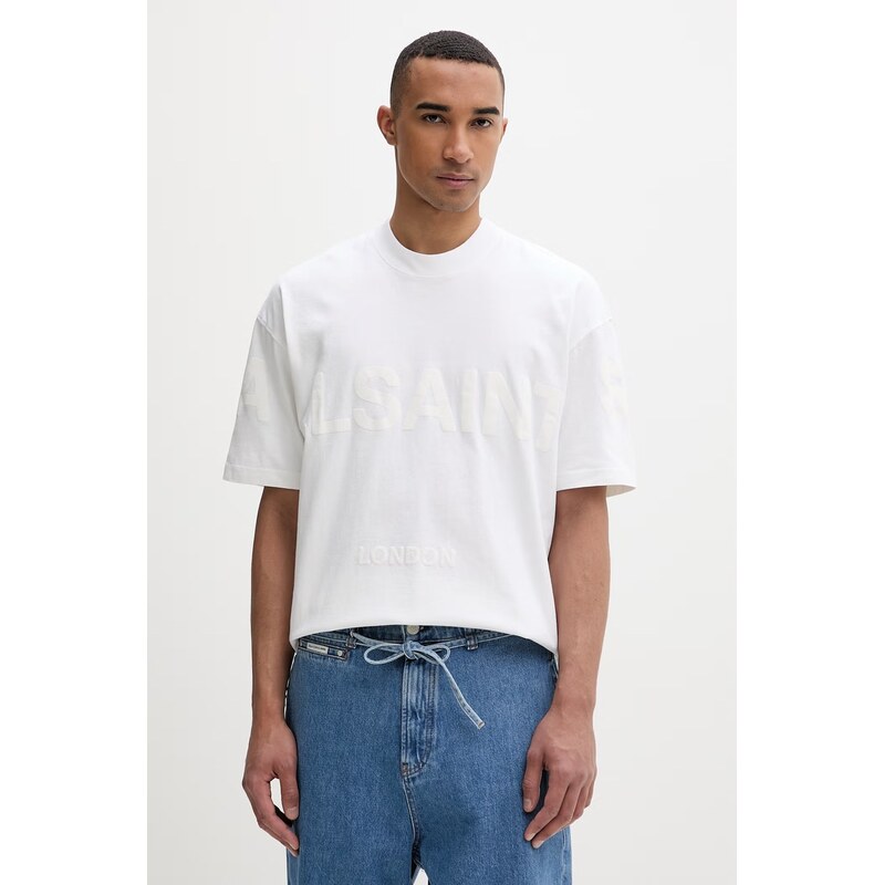 AllSaints tričko pánské bavlněné BIGGY SS CREW