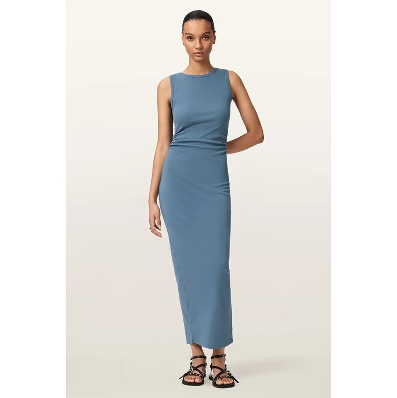 AllSaints letní šaty s bavlnou KATARINA DRESS