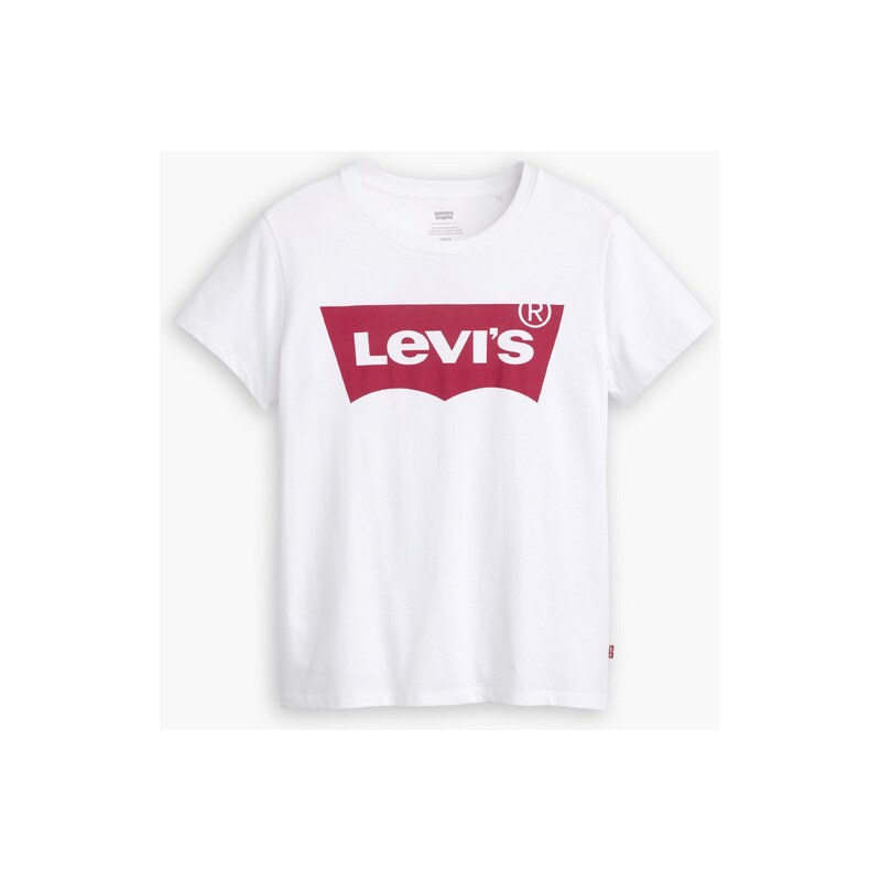 LEVIS  Tričko Perfect Tee červená / offwhite