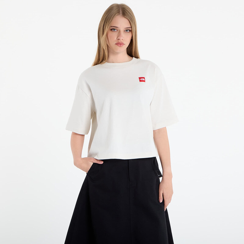 Tričko The North Face Redbox S/S Boxy Tee White Dune XXL