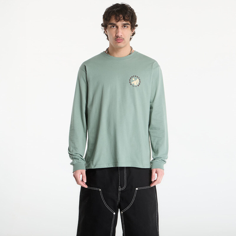 Tričko Horsefeathers Altitude Ls T-Shirt Iceberg Green XXL
