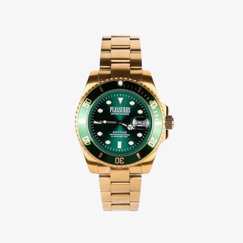 Hodinky PLEASURES Anytime Watch Gold/Green Gold/ Green Universal