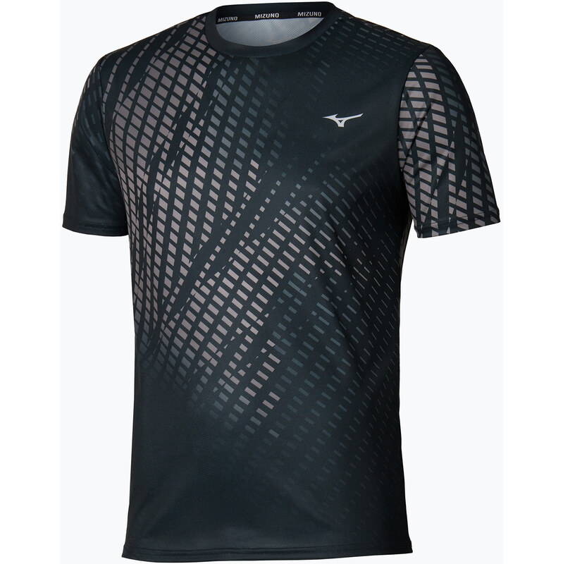 Pánské běžecké tričko Mizuno Core Graphic Tee black/gray