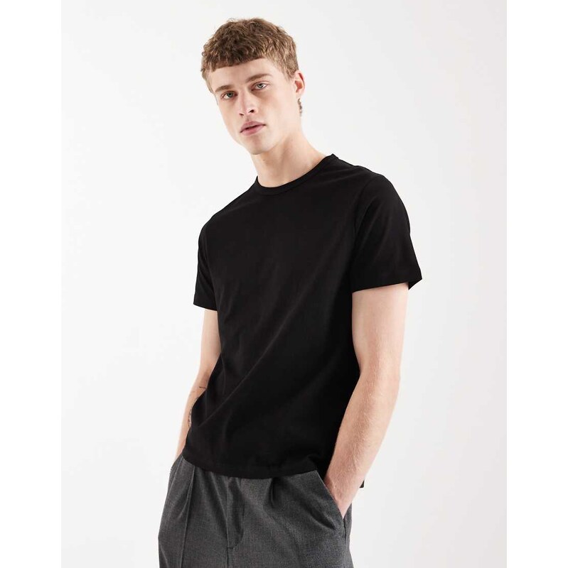 Jack & Jones slim fit t-shirt in black