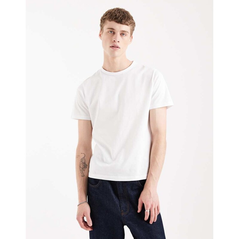 Jack & Jones slim fit t-shirt in white