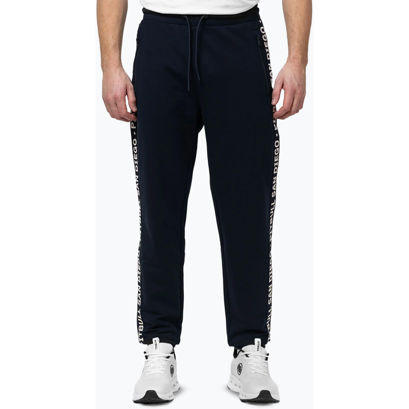 Pánské kalhoty Pitbull Tape Parker Jogging dark navy