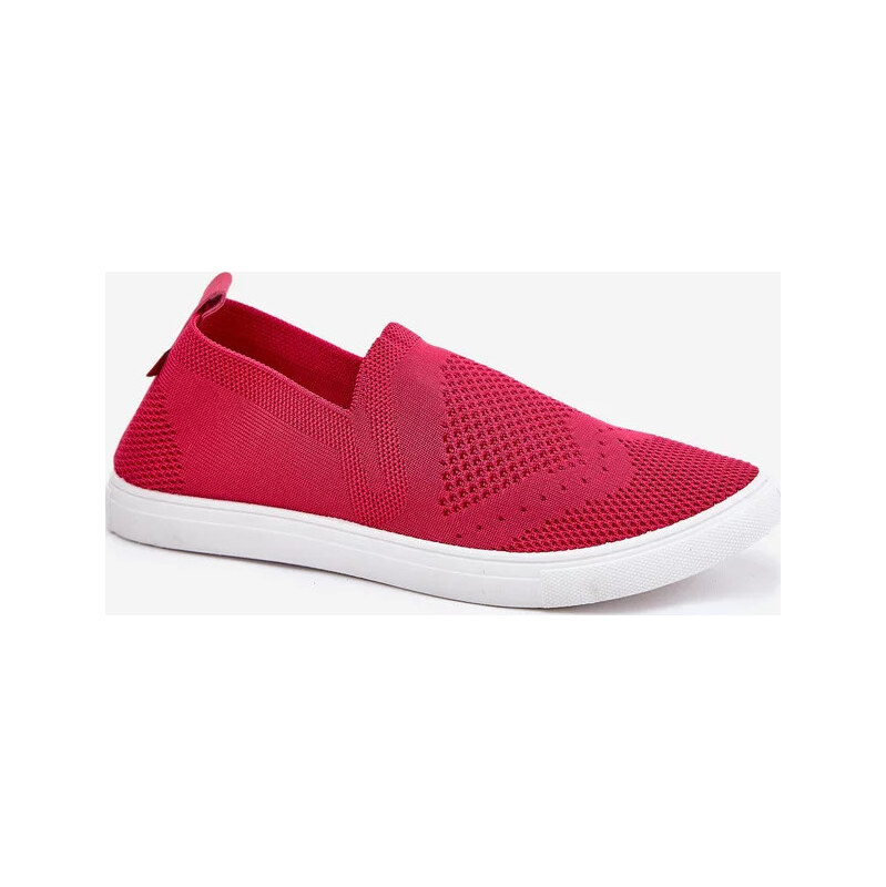 Dámské slip-on tenisky Big Star fuchsiové Fuchsiová