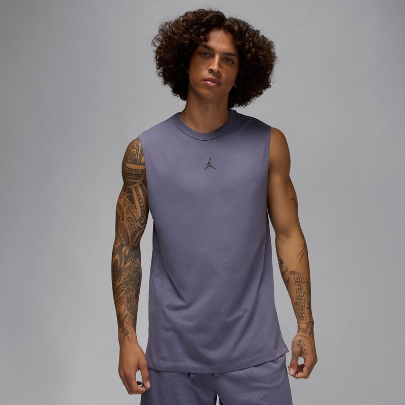 Jordan M Sport D-F Sleeveless Top LIGHT CARBON