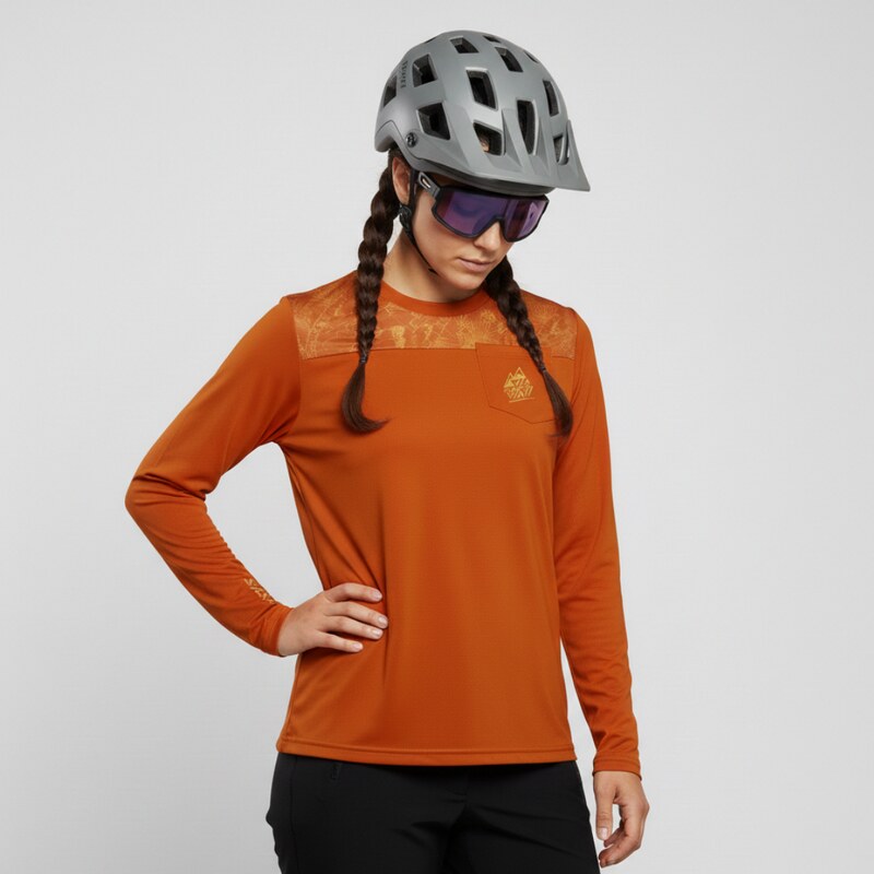 Dámský enduro dres Silvini Ella oranžová 91009130