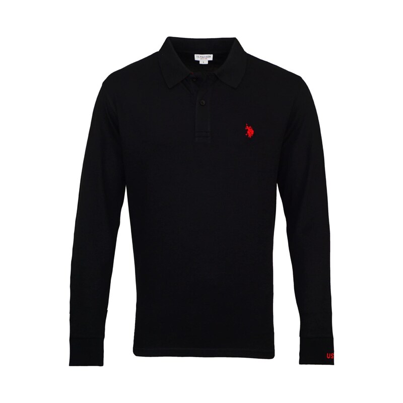 U.S. POLO ASSN. Tričko červená / černá