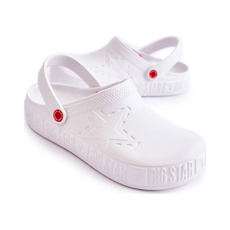 Pánské lehké pantofle Kroks Big Star bílé