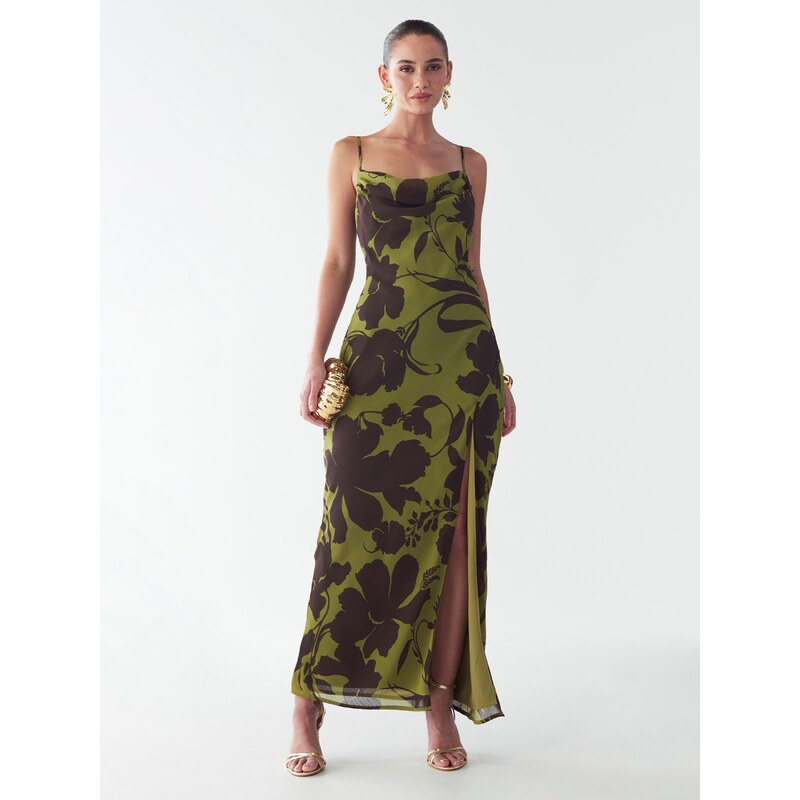 BWLDR Šaty ALLANA khaki / olivová 114979835
