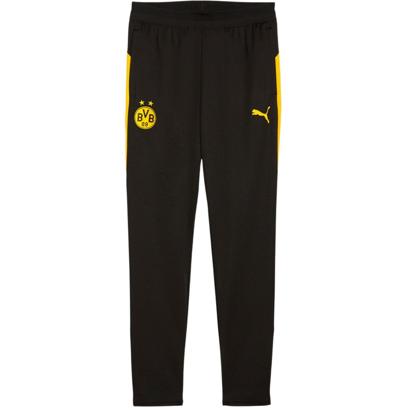 PUMA Sportovní kalhoty Borussia Dortmund kari / černá