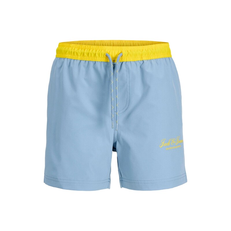 Jack & Jones Junior Plavecké šortky JPSTMaui Archive světlemodrá