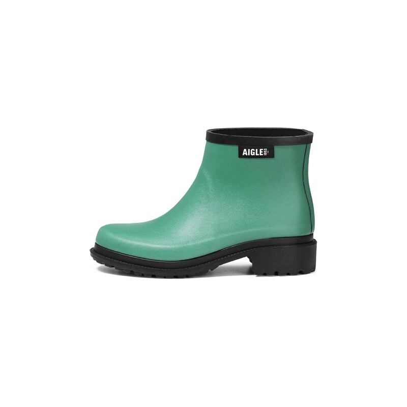 AIGLE Kotníkové boty Fulfeel zelená / černá / bílá 114980453