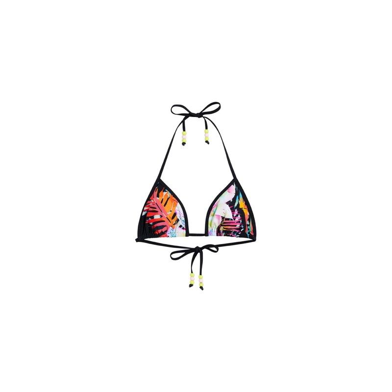 Desigual Horní díl plavek Daiquiri tmavě oranžová / pink / černá