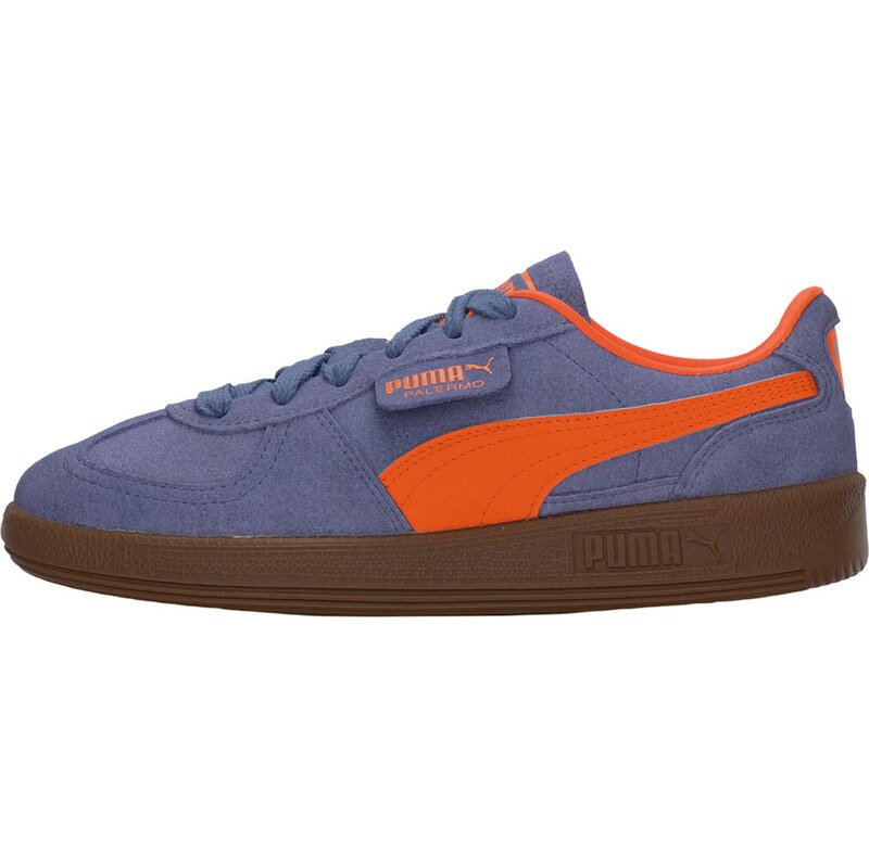 PUMA Tenisky Palermo tmavě šedá / svítivě oranžová