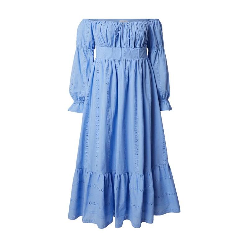 CITA MAASS Letní šaty Broderie Anglaise světlemodrá