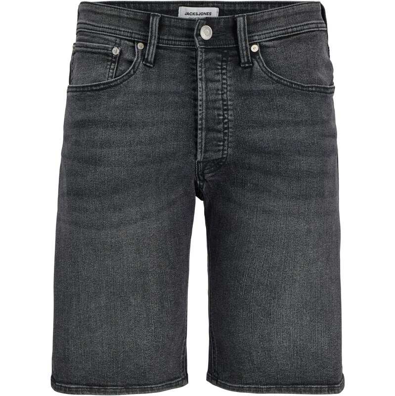 JACK & JONES Kalhoty JJIRICK JJORIGINAL černá džínovina