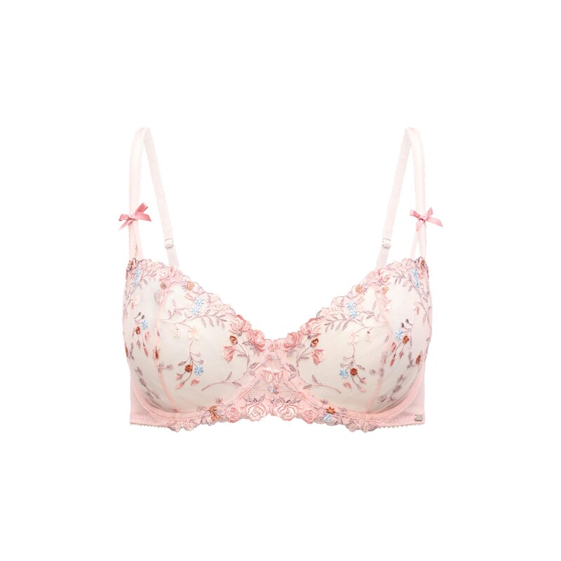 Lindex Podprsenka Senna Rosie světlemodrá / bronzová / šedobéžová / 114981126