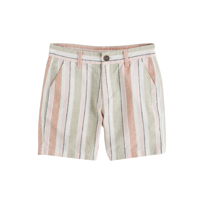 Next Kalhoty pueblo / pastelově zelená / růže / offwhite