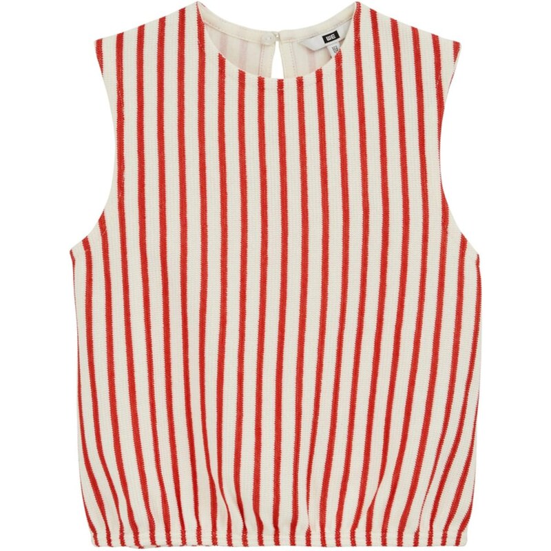 WE Fashion Top režná / ohnivá červená