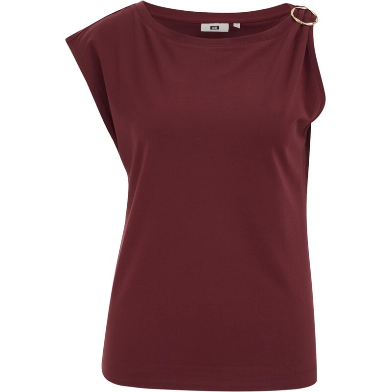 WE Fashion Top burgundská červeň