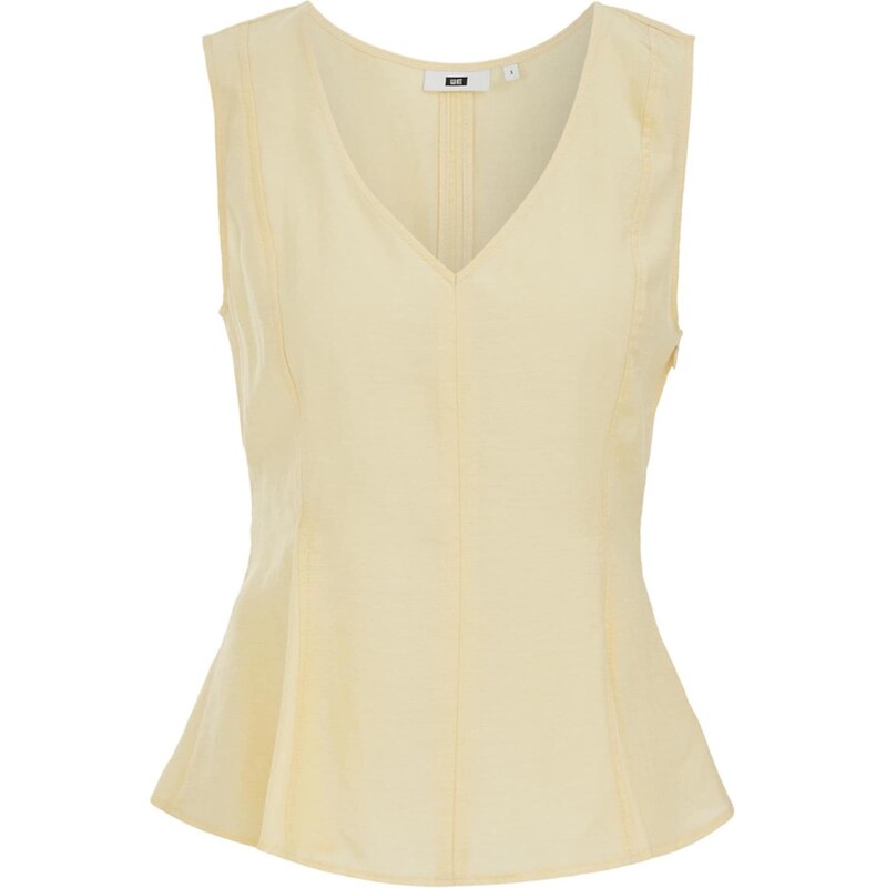 WE Fashion Top pastelově žlutá